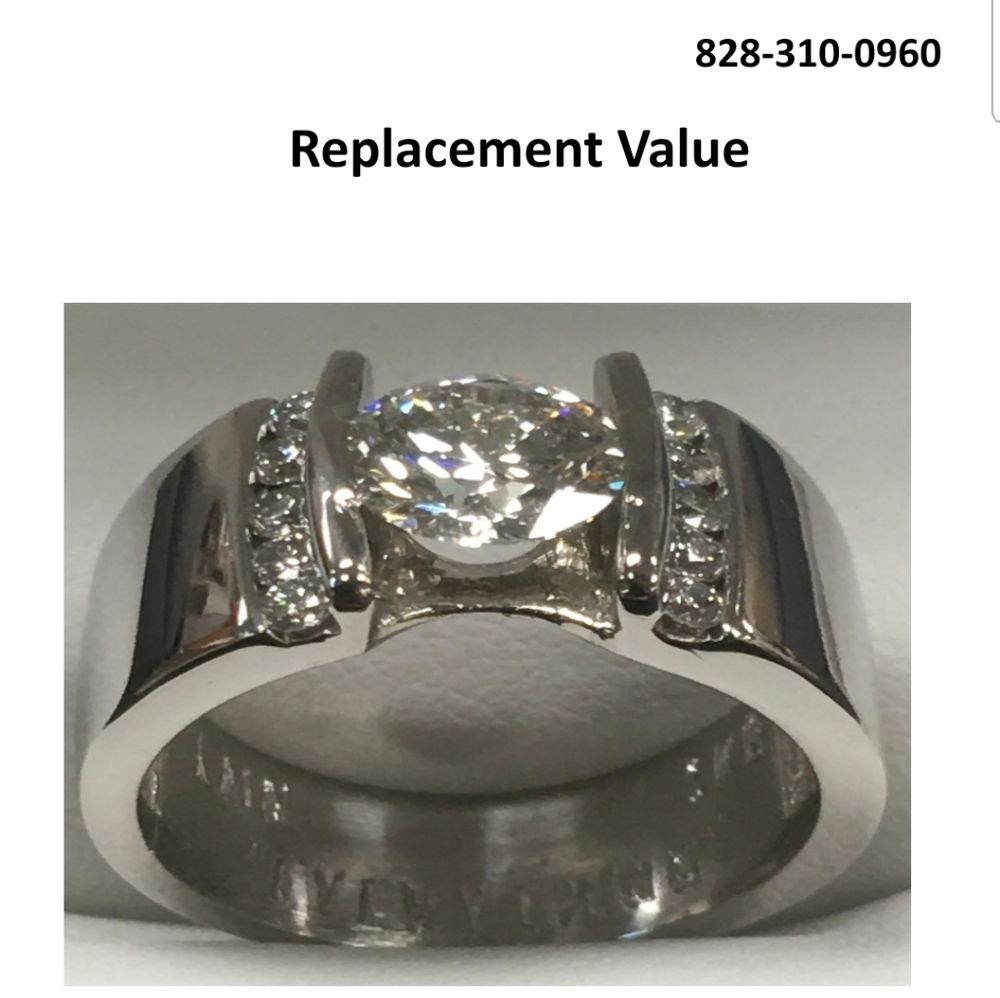 1 carat, custom-made diamond ring